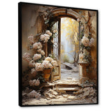 Ancient Ruins blooms I - Fashion Canvas Wall Art