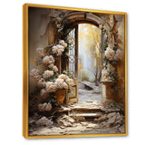 Ancient Ruins blooms I - Fashion Canvas Wall Art