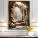 Ancient Ruins blooms II - Fashion Canvas Wall Art