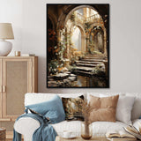 Ancient Ruins blooms III - Fashion Canvas Wall Art