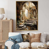 Ancient Ruins blooms III - Fashion Canvas Wall Art