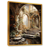 Ancient Ruins blooms III - Fashion Canvas Wall Art