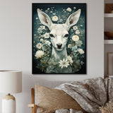 Forest Guardian Deer - Deer Canvas Wall Art