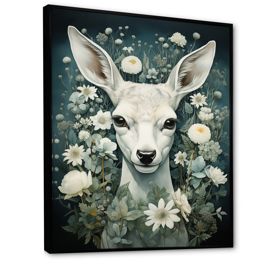 Forest Guardian Deer - Deer Canvas Wall Art