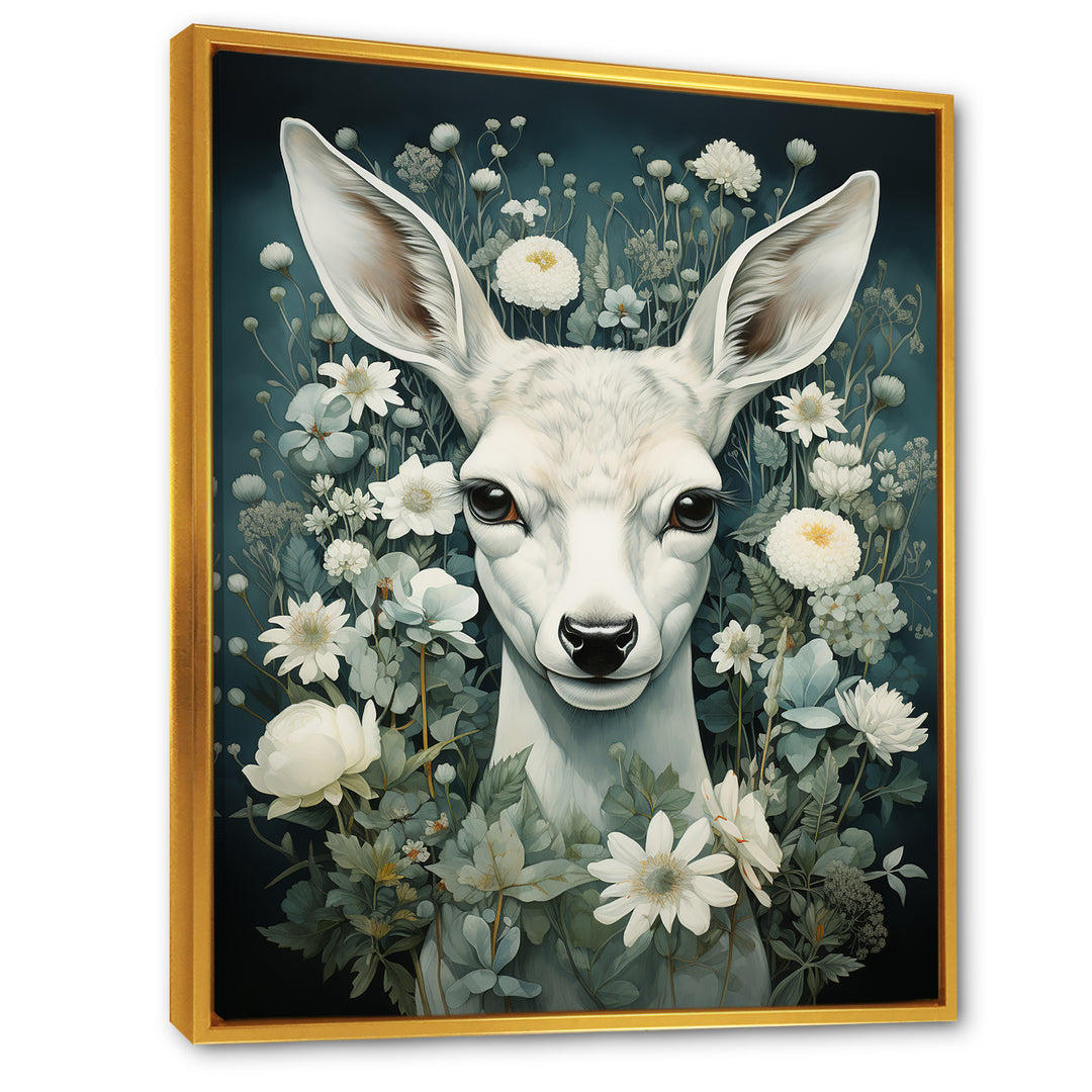 Forest Guardian Deer - Deer Canvas Wall Art