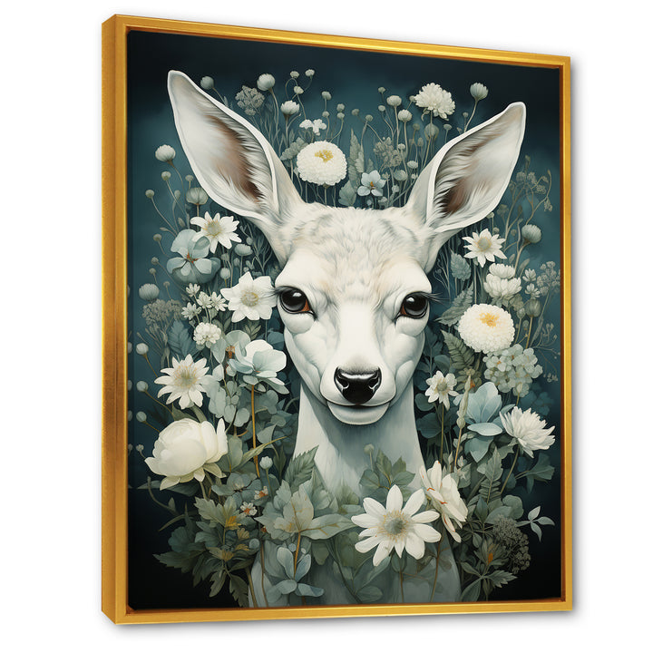 Forest Guardian Deer - Deer Canvas Wall Art