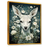 Forest Guardian Deer - Deer Canvas Wall Art