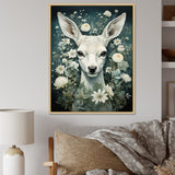 Forest Guardian Deer - Deer Canvas Wall Art