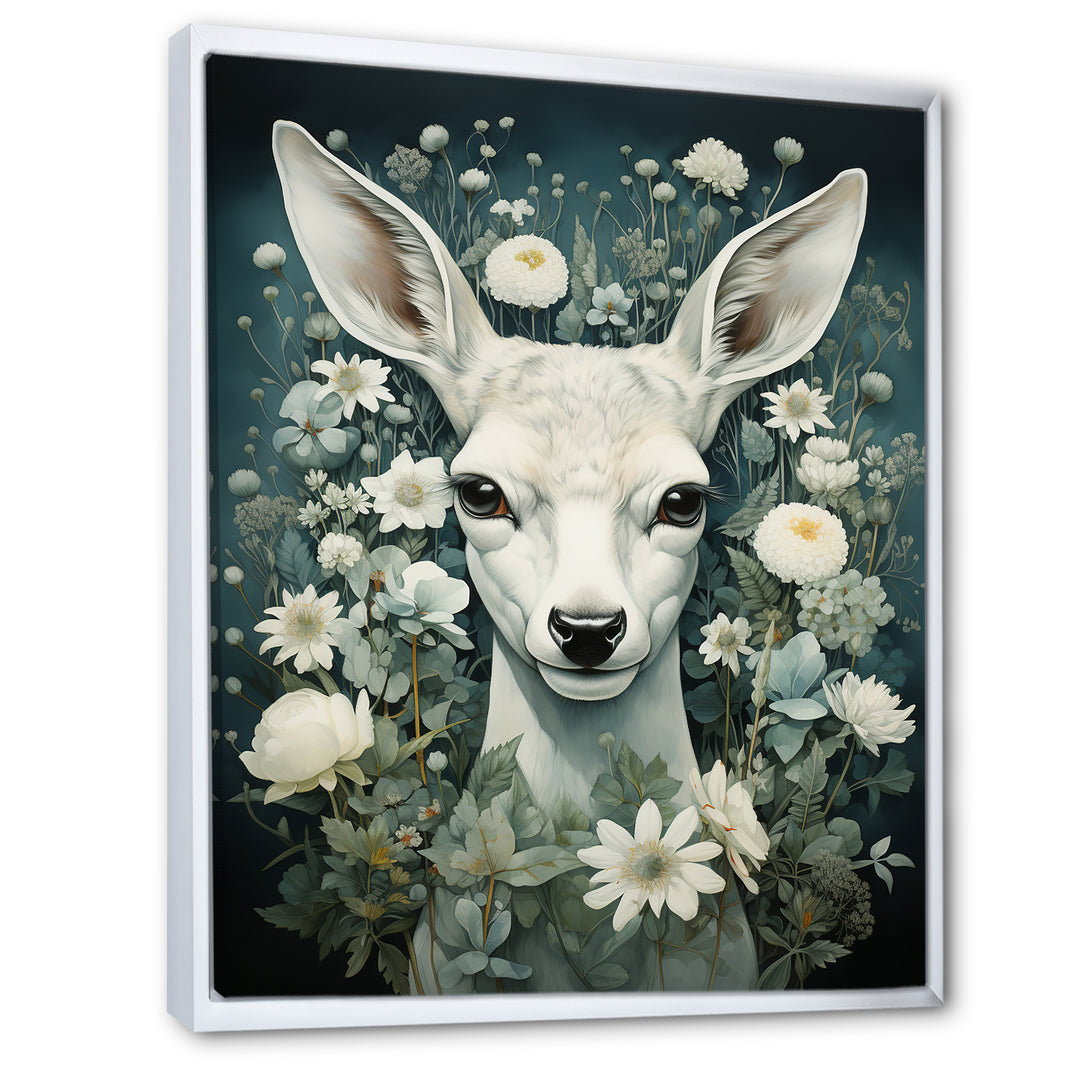 Forest Guardian Deer - Deer Canvas Wall Art