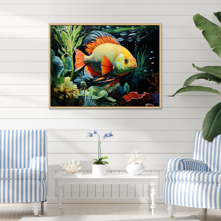 Fish s Underwater Wonderland - Fish Canvas Wall Art