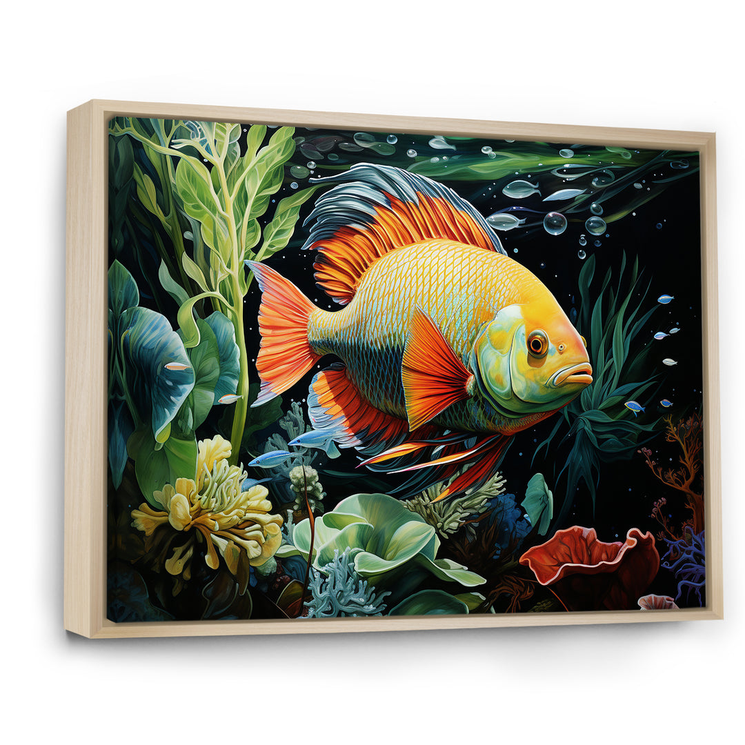 Fish s Underwater Wonderland - Fish Canvas Wall Art