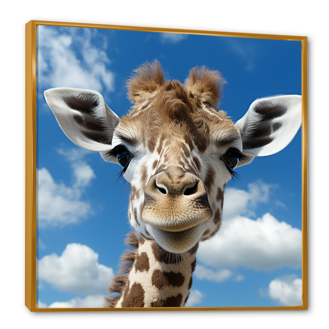 Majestic Giraffe photo Portrait - Giraffe Wall Decor