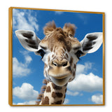 Majestic Giraffe photo Portrait - Giraffe Wall Decor
