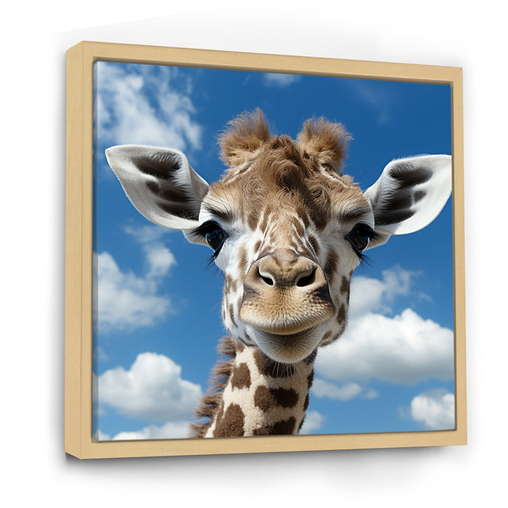 Majestic Giraffe photo Portrait - Giraffe Wall Decor