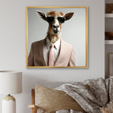 Suited up goat with sunglasses - Goat Wall Art Prints