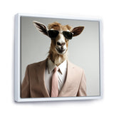 Suited up goat with sunglasses - Goat Wall Art Prints