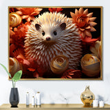 Other Animals white floral Hedgerow Friends - Forest Animals Wall Art Prints