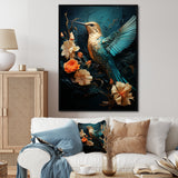 Blue Essence of Emerald Hummingbird - Hummingbird Wall Art Prints