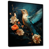 Blue Essence of Emerald Hummingbird - Hummingbird Wall Art Prints