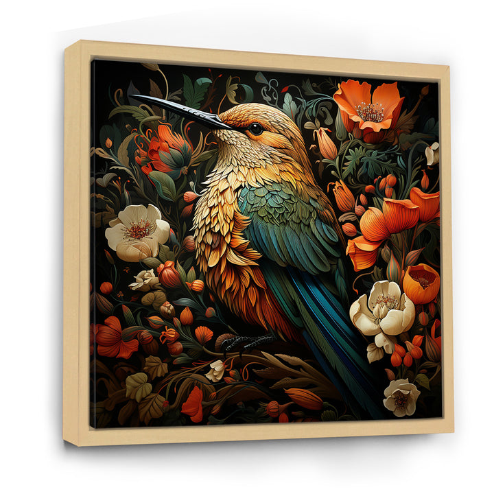 Hummingbird Gardens Guardian - Hummingbird Canvas Wall Art