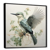 Hummingbird Jade Journey 1 - Animals Canvas Wall Art