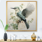 Hummingbird Jade Journey 1 - Animals Canvas Wall Art