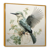 Hummingbird Jade Journey 1 - Animals Canvas Wall Art