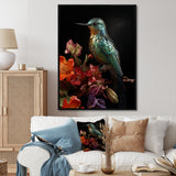 Neotropical blue Hummingbird - Green Hummingbird Wall Art