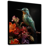 Neotropical blue Hummingbird - Green Hummingbird Wall Art