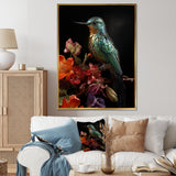 Neotropical blue Hummingbird - Green Hummingbird Wall Art