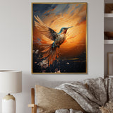 Sunbeam Swift hummingbird - Hummingbird Canvas Wall Art