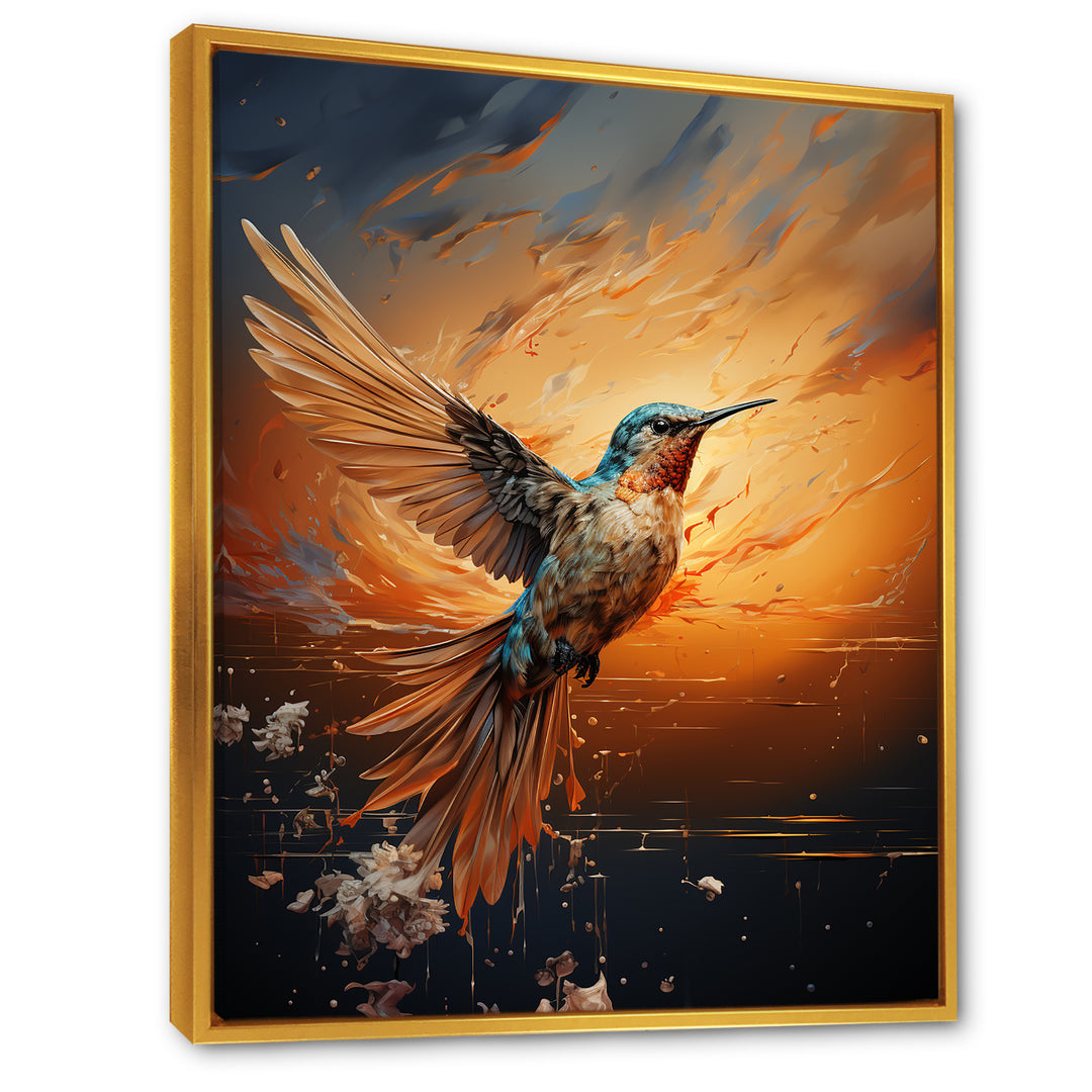Sunbeam Swift hummingbird - Hummingbird Canvas Wall Art