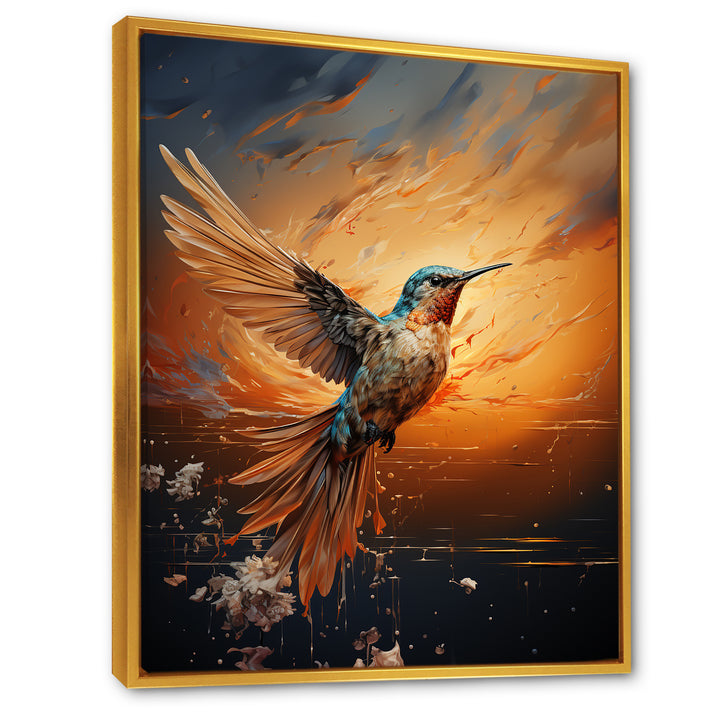 Sunbeam Swift hummingbird - Hummingbird Canvas Wall Art