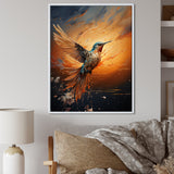Sunbeam Swift hummingbird - Hummingbird Canvas Wall Art