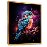 Blue Hummingbird twilight - Hummingbird Wall Decor