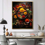 Indian Art Spices of India 3 - People Canvas Wall Art