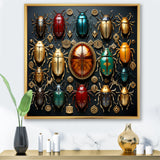 Colorful mystical beetles - Insects & Bugs Wall Art Prints