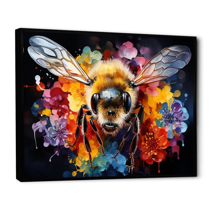 Colorful buzzing bees - Insects &amp; Bugs Wall Decor