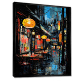 Japon Street art alleyway I - Landscapes Canvas Wall Art