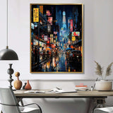 Japon Street art alleyway II - Landscapes Canvas Wall Art