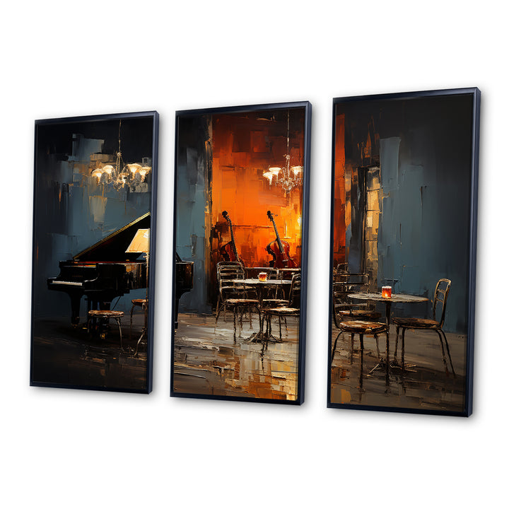 Vintage pinao sonata in jazz cafe II - Multi-Panels
