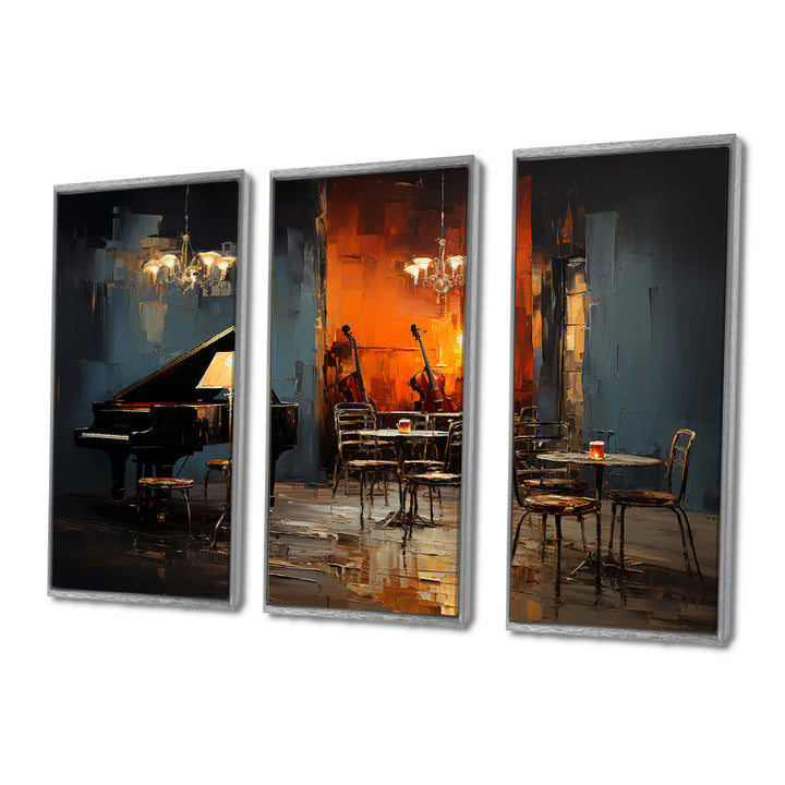 Vintage pinao sonata in jazz cafe II - Multi-Panels