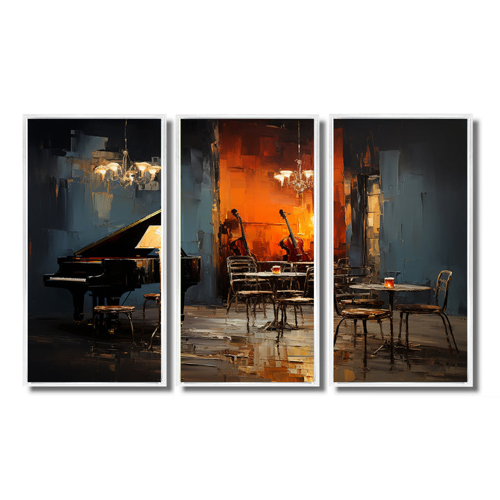 Vintage pinao sonata in jazz cafe II - Multi-Panels