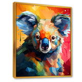 Popart colorful Koala 2 - Animals Canvas Wall Art