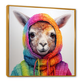 Colorful Llama Marvels - Llama Living Room Wall Art