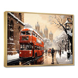 Vintage London city views II - Cityscapes Canvas Wall Art