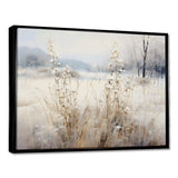 Winter Meadow View calmness I - Landscapes Canvas Wall Art