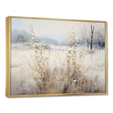 Winter Meadow View calmness I - Landscapes Canvas Wall Art