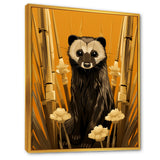 Meerkat discovery yellow portrait - Meercat Wall Art Prints