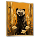 Meerkat discovery yellow portrait - Meercat Wall Art Prints